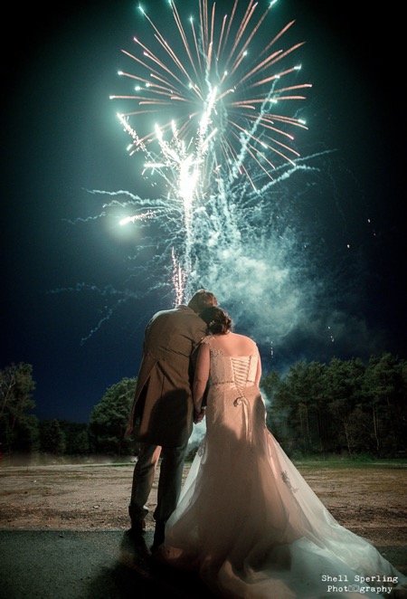 Wedding fireworks Pine Ridge Golf Club - Flashpoint Fireworks